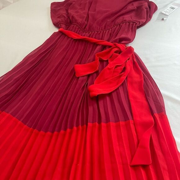 NWT Sandra Darren Razzle Berry Plus Size Dress Size 22W New - Picture 2 of 8